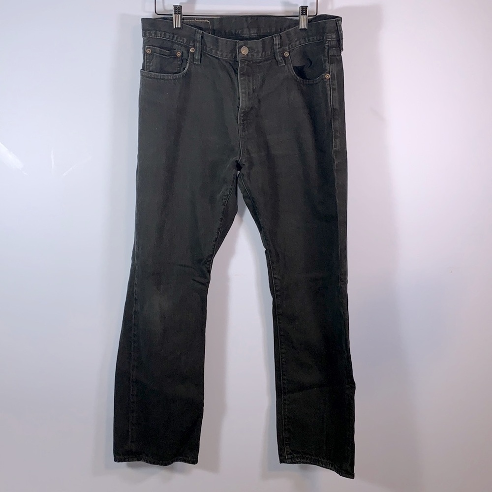 Denim & Supply Ralph Lauren Straight Fit Blackburn Black Wash 34/30 Cotton